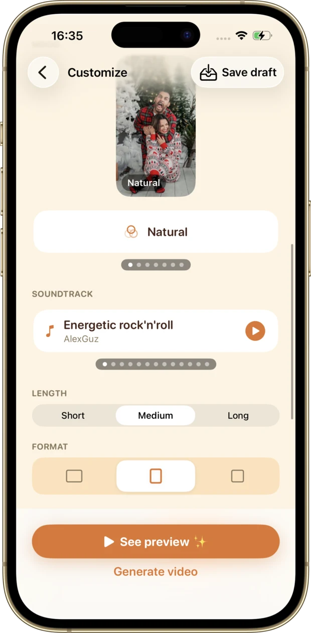 Screenshot der Souveneo App 3/9